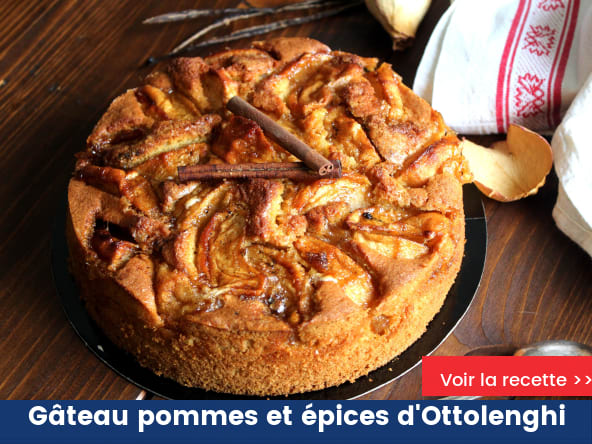 Gâteau pommes et épices de Yotam Ottolenghi